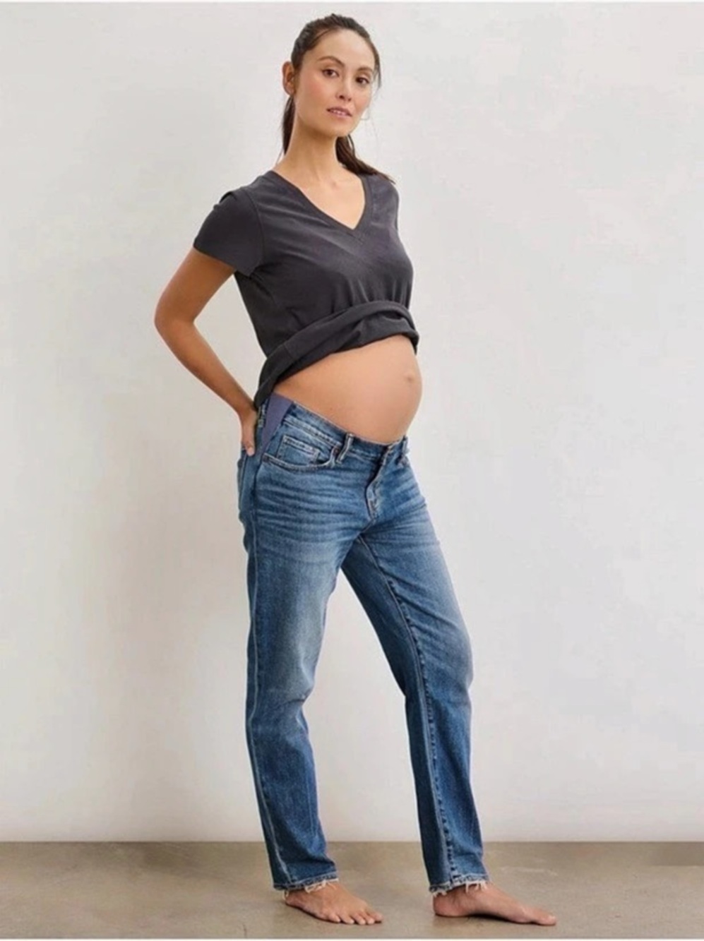 Hatch Maternity Boyfriend Jeans